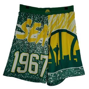 Seattle Supersonics‎ Mitchell & Ness NBA L Large Jersey Shorts Est. 1967 NWT